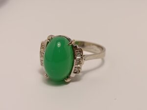 Chrysopras-Ring