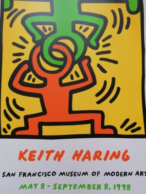 Keith HARING 1958 -1990, Ausstellungsplakat 1998, Siebdruck