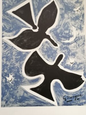 Georges BRAQUE 1882 – 1963, „Deux oiseaux“, Lithografie