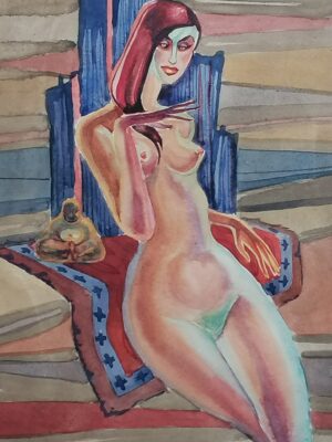 Kei SATO, 1906 – 1978 Oita, Japan, „Weiblicher Akt“