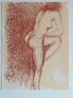 Salvador DALI, 1904 – 1989 Figueras, „Gala“, Rückenakt