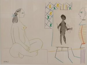 Pablo PICASSO, 1881 Málaga – 1973 Mougins, „Maler und Modell“