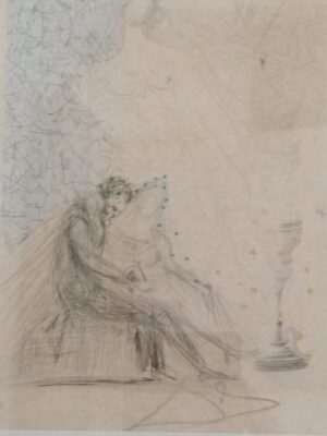 Salvador DALI, 1904 – 1989 Figueras, „Couple et Bougie“