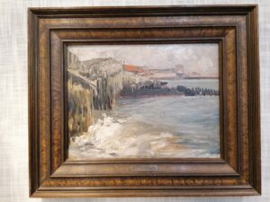 Max CLARENBACH 1880 – 1952 „Steilküste mit Brandung“